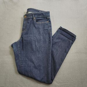 LOFT Outlet Women 12 Mid Rise Curvy Skinny Jeans